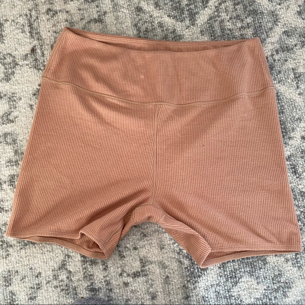 Parade teddy waffle cozy bike shorts